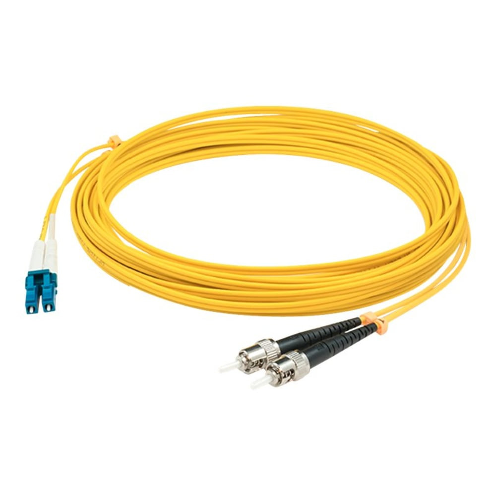 ADD-ON COMPUTER PERIPHERALS, INC. AddOn ADD-ST-LC-7M9SMF  7m LC to ST OS1 Yellow Patch Cable - Patch cable - LC/UPC single-mode (M) to ST/UPC single-mode (M) - 7 m - fiber optic - duplex - 9 / 125 micron - OS1 - halogen-free - yellow