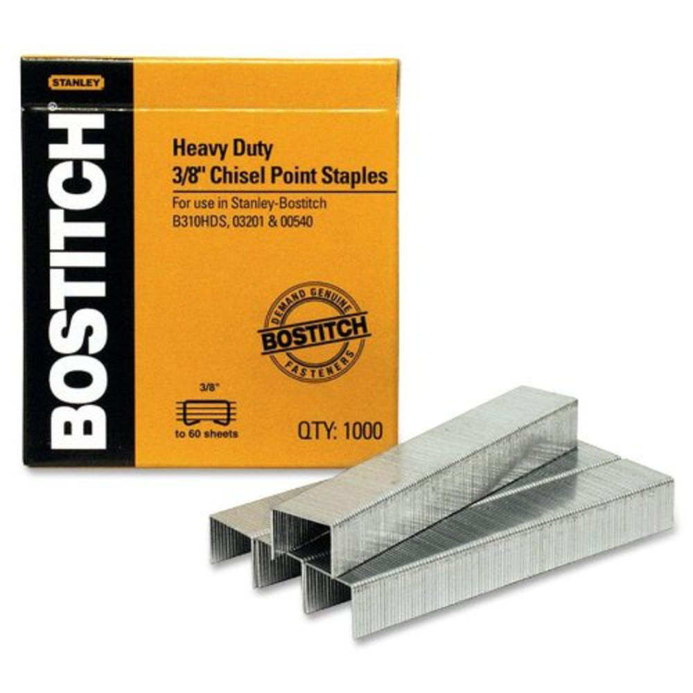 BLACK & DECKER/INDUS. CONST. Stanley-Bostitch SB35-38-1M Stanley Bostitch B310HDS-03201 Staples, 3/8in, Box Of 1000