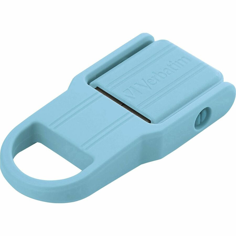 Verbatim America, LLC Microban 70377 16GB Store 'n' Flip&reg; USB Flash Drive - 2pk- Berry, Blue