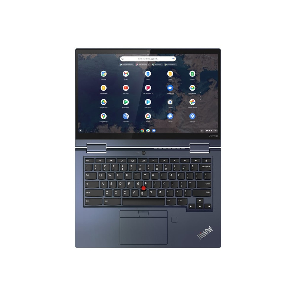 LENOVO, INC. Lenovo 20UX001XUS  ThinkPad C13 Yoga Gen 1 20UX001XUS 13.3in Touchscreen 2 in 1 Chromebook - AMD Ryzen 5 3500C Quad-core2.10 GHz - 8 GB  - 128 GB SSD - Abyss Blue - Chrome OS - AMD Radeon Graphics