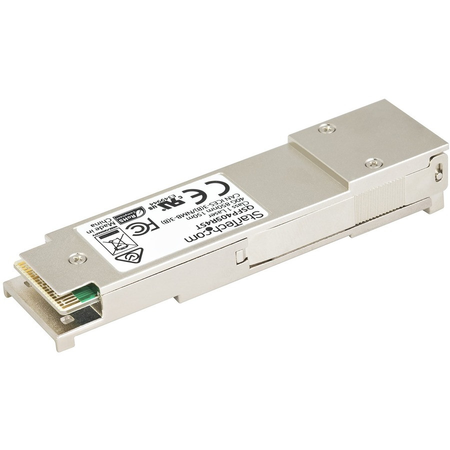 StarTech.com QSFP40SR4ST StarTech.com MSA Uncoded QSFP+ Module - 40GBASE-SR4 - 40GE Gigabit Ethernet QSFP+ 40GbE Multi Mode Fiber (MMF) Optic Transceiver 100m DDM