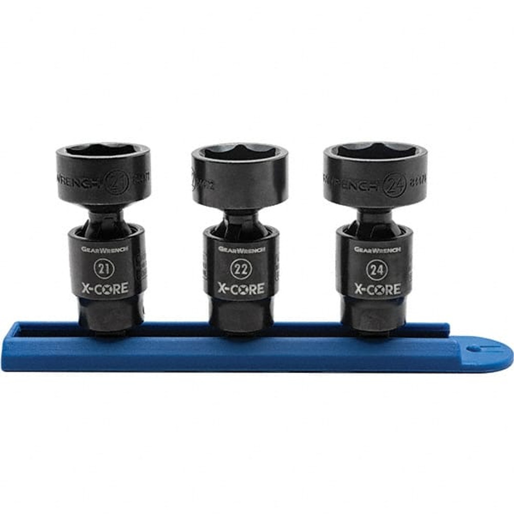 GEARWRENCH 84976 Impact Universal Socket Set: 3 Pc