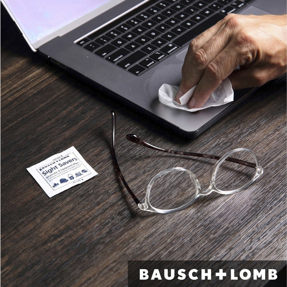 Bausch & Lomb, Inc Bausch + Lomb 8595 Bausch + Lomb Sight Savers XL Equipment Wipes