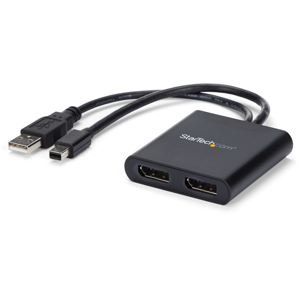 StarTech.com MSTMDP122DP StarTech.com 2-Port Multi Monitor Adapter, Mini DisplayPort to DP MST Hub, Dual 4K 30Hz, Video Splitter for Extended Desktop Mode, Windows