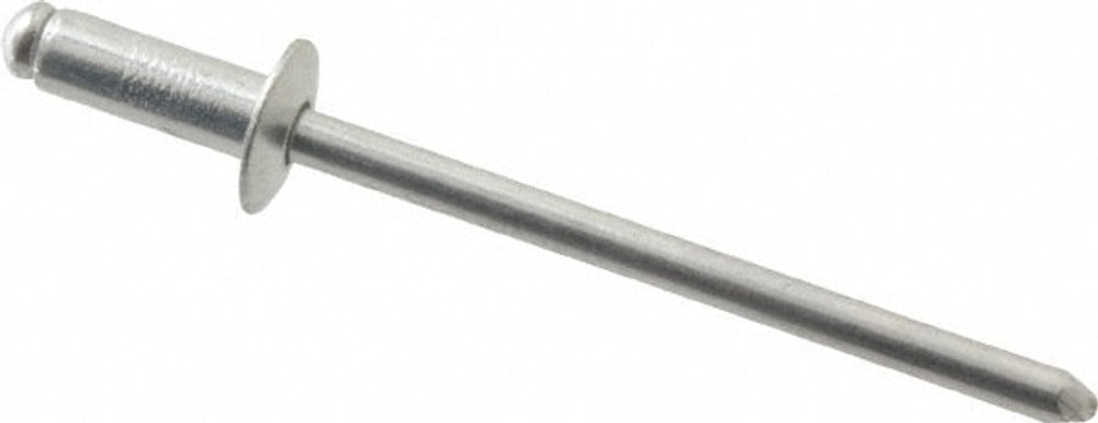 RivetKing. ABA43/P500 Open End Blind Rivet: Size 43, Dome Head, Aluminum Body, Aluminum Mandrel