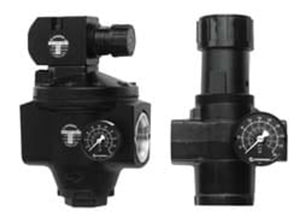 Norgren R18-C05-RNLA Compressed Air Regulator: 2" NPT, 450 Max psi, Hi-Flow Pilot Operated