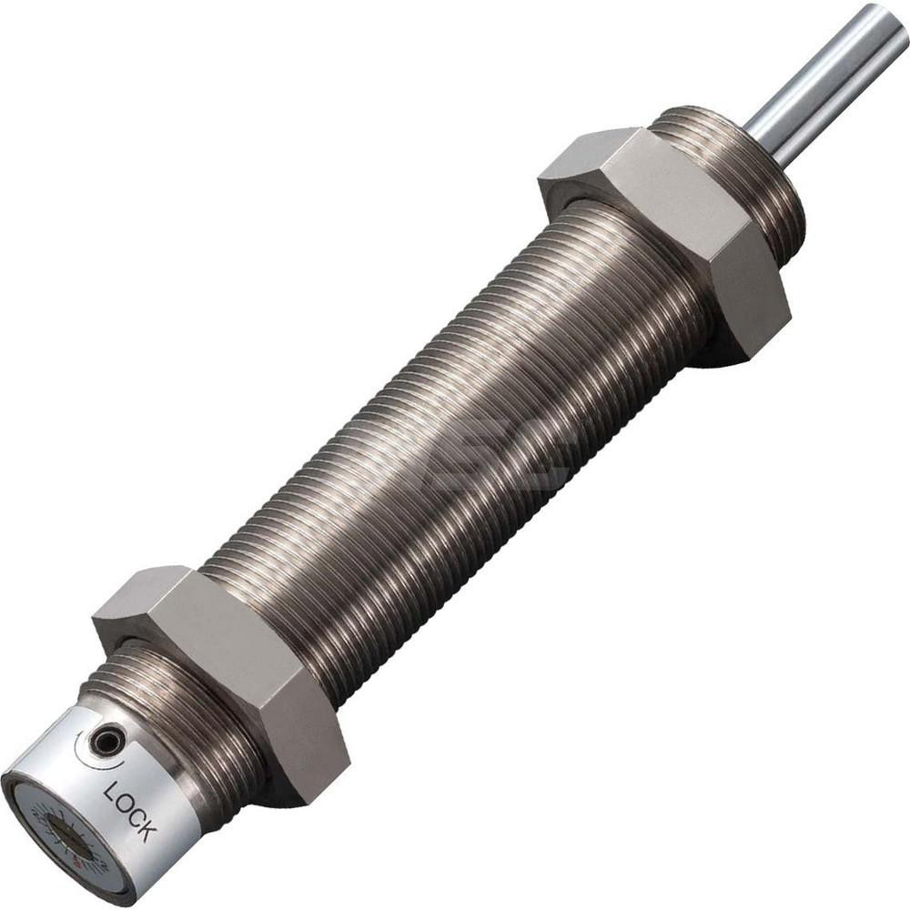 Bansbach, EasyLift FA-S2530GB-S Standard-Duty Shock Absorber: 8 mm Rod Dia, 37 mm OD, 30 mm Stroke, M25 x 1.5 Thread