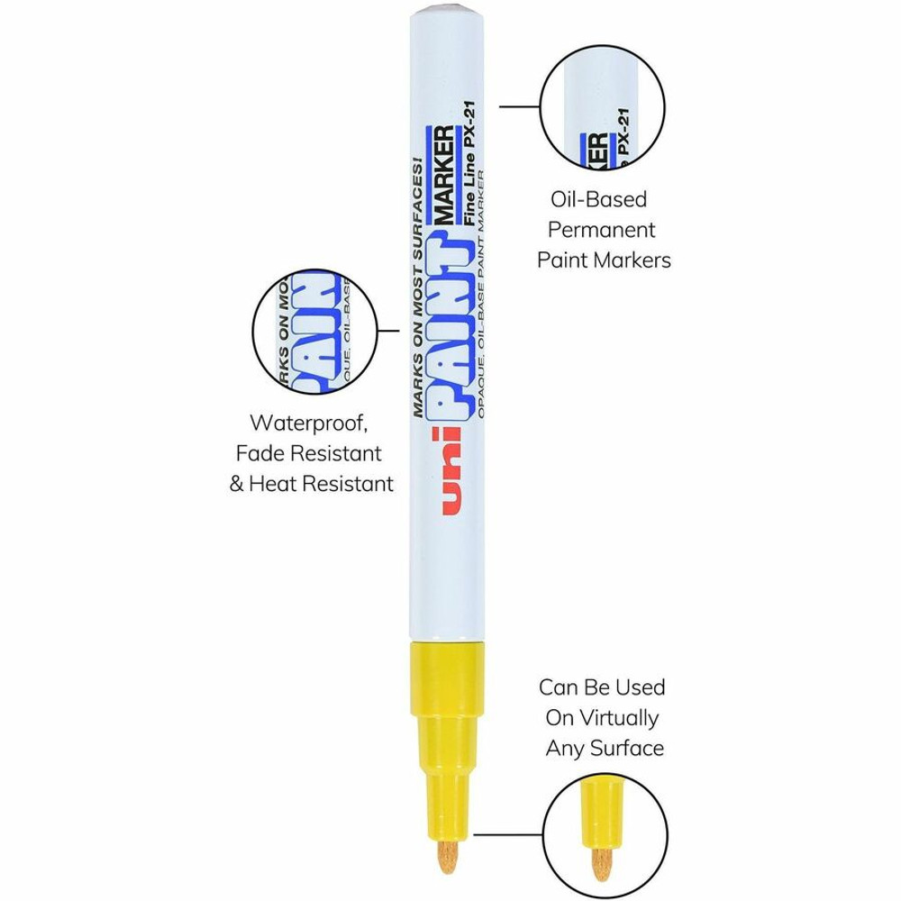 uni-ball Corporation uniball? 63705 uni&reg; uni-Paint PX-21 Oil-Based Paint Marker