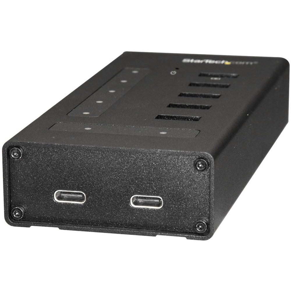 StarTech.com HB30C5A2CST StarTech.com 7 Port USB C Hub - 2x USB-C & 5x USB-A - Mountable Metal USB 3.0 Type-C Hub - 5Gbps USB 3.2 Gen 1 - Self Powered - BC 1.2