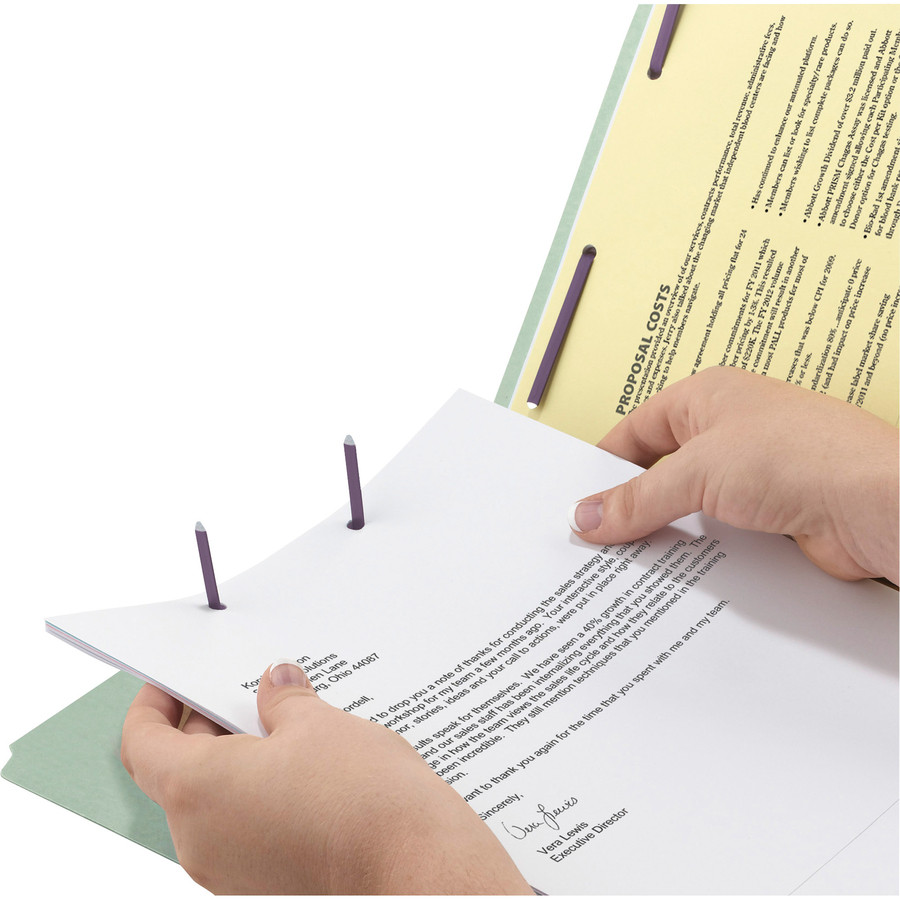 Smead Manufacturing Company Smead 19931 Smead 1/3 Tab Cut Legal Recycled Fastener Folder