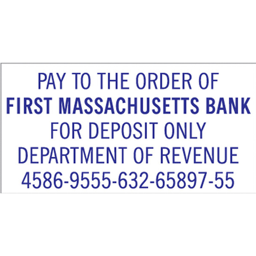 Sparco Products Sparco CS60459 Sparco Endorsement Address Stamp