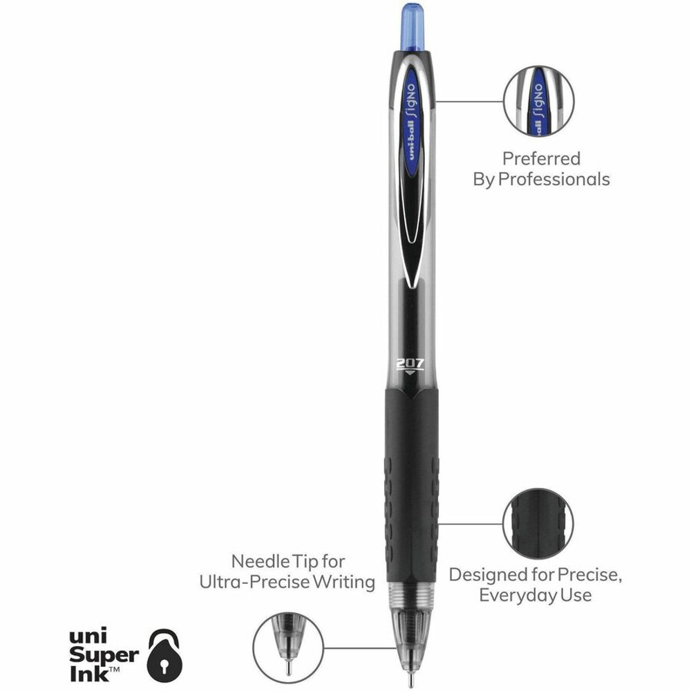 uni-ball Corporation uniball? 1736098 uniball&trade; 207 Needle Gel Pens