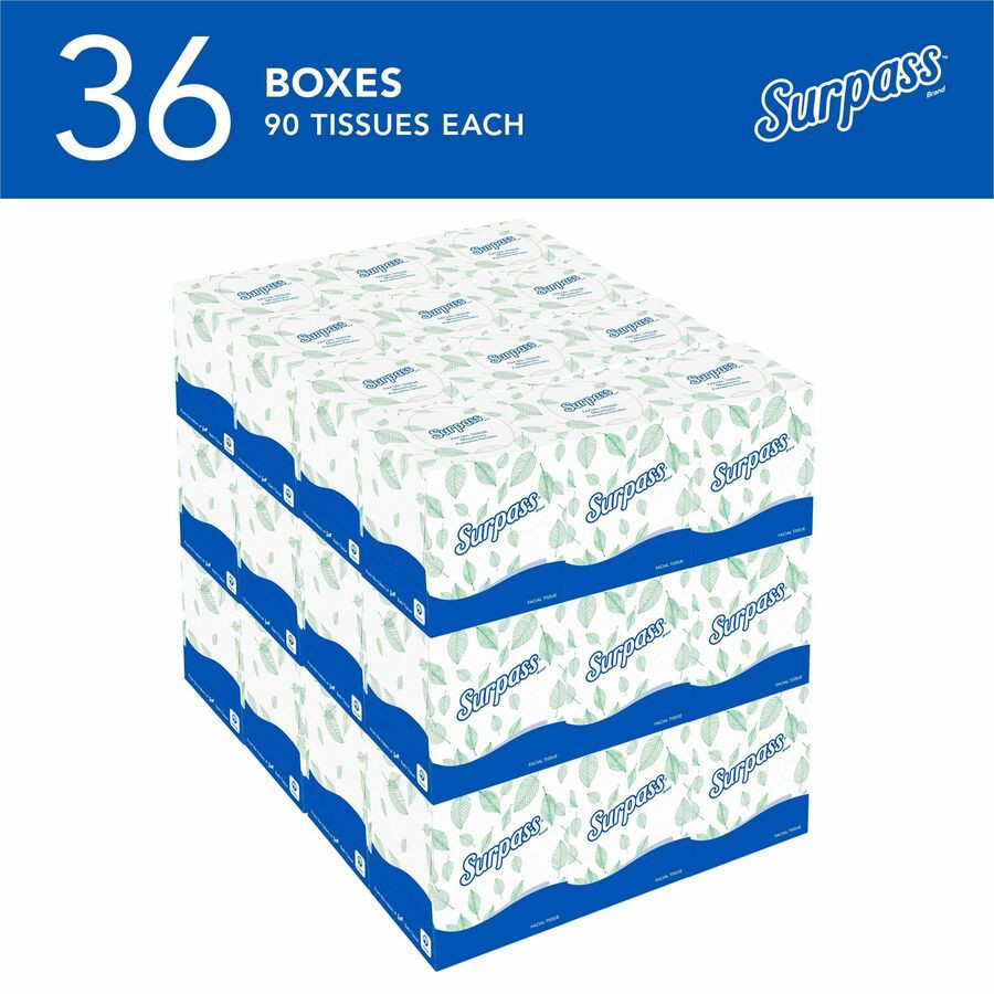 Kimberly-Clark Corporation Surpass 21320 Surpass Facial Tissue Cube for Business