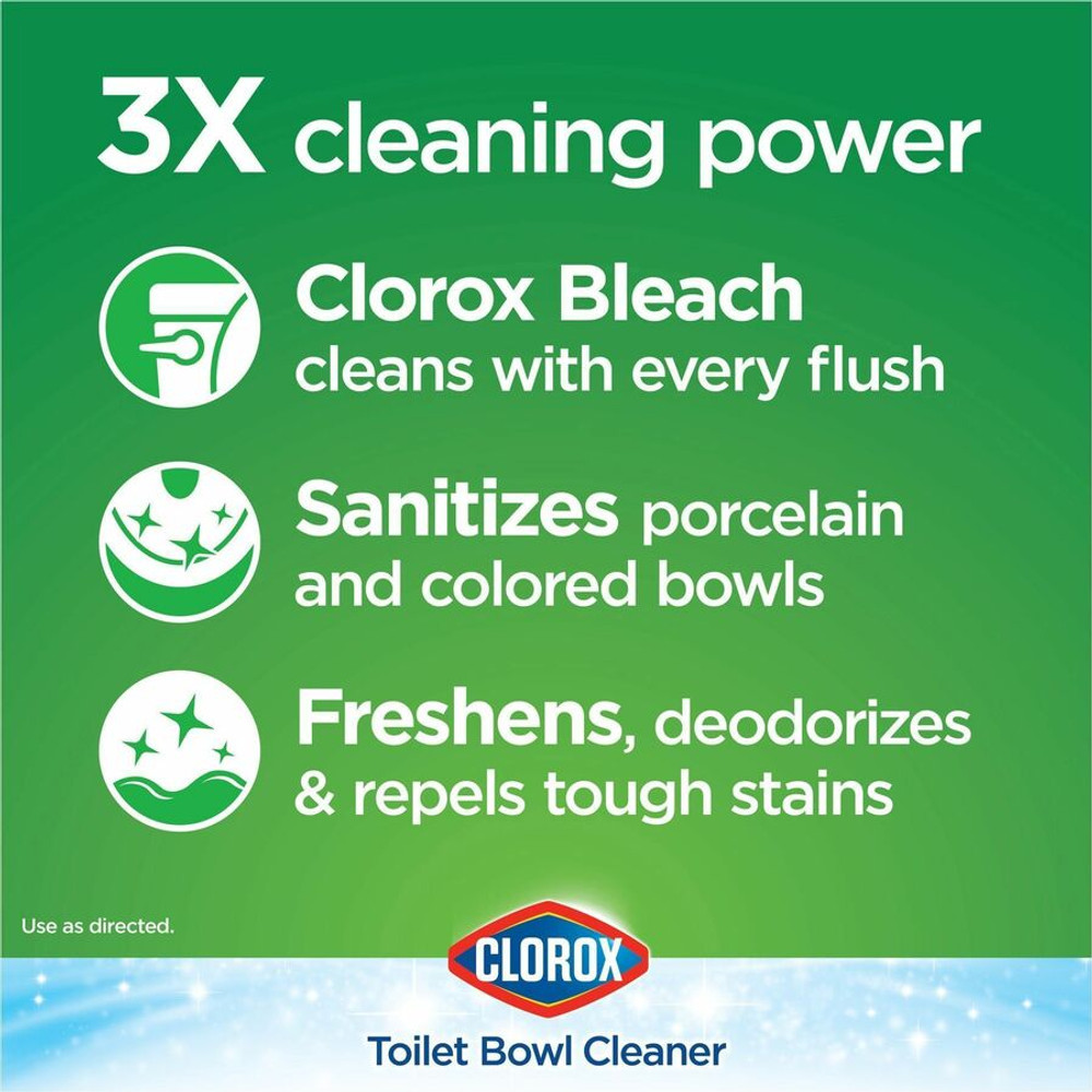 The Clorox Company Clorox 30024BD Clorox Ultra Clean Toilet Tablets Bleach