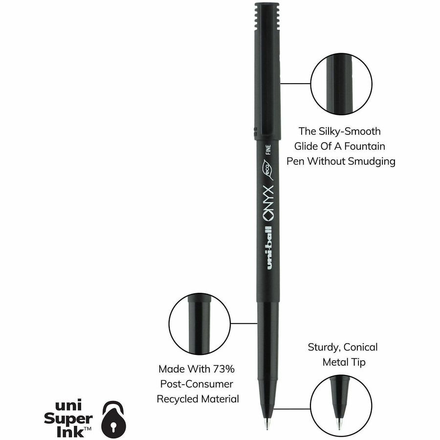 uni-ball Corporation uniball? 60143 uniball&trade; Onyx Rollerball Pens