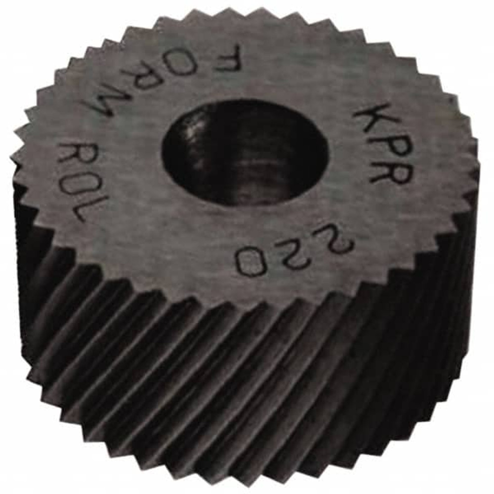 MSC KNR-450 Standard Knurl Wheel: 3/4" Dia, 70 ° Tooth Angle, 50 TPI, Diagonal, High Speed Steel