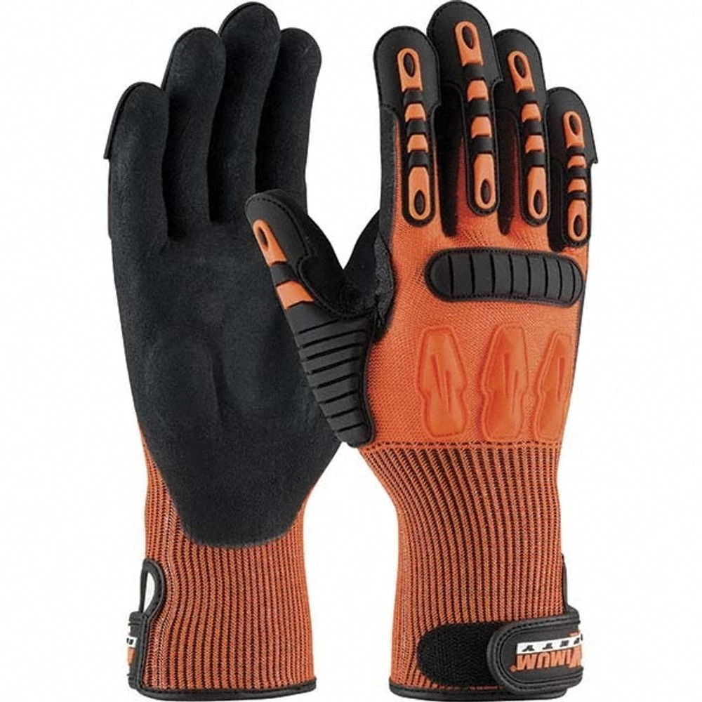 PIP 120-5150/L Puncture-Resistant Gloves:  Size Large, ANSI Cut N/A, ANSI Puncture 4, Nitrile,