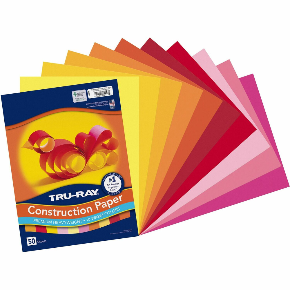 Dixon Ticonderoga Company Dixon 102947 Tru-Ray Construction Paper