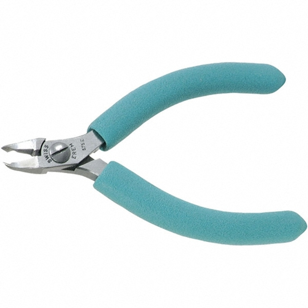 Erem 575E Diagonal Cutting Plier: 4.331" OAL, 0.2 & 0.6 mm Cutting Capacity