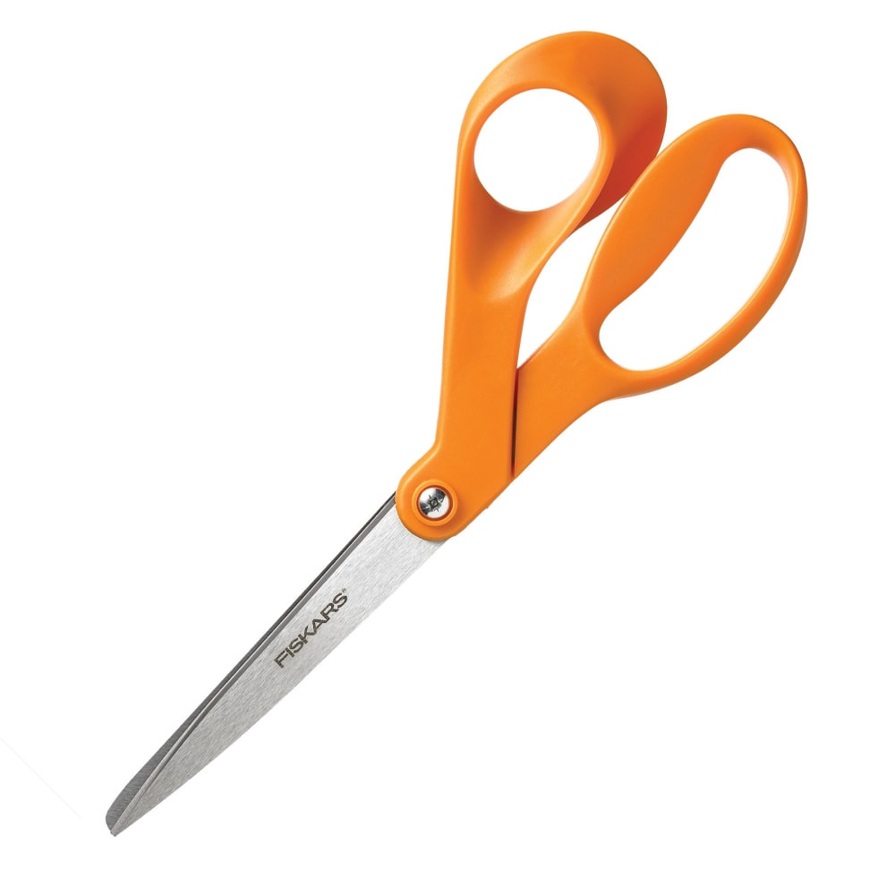 FISKARS INC Fiskars 1945101052  Our Finest Contoured Scissors, 8in, Bent, Orange