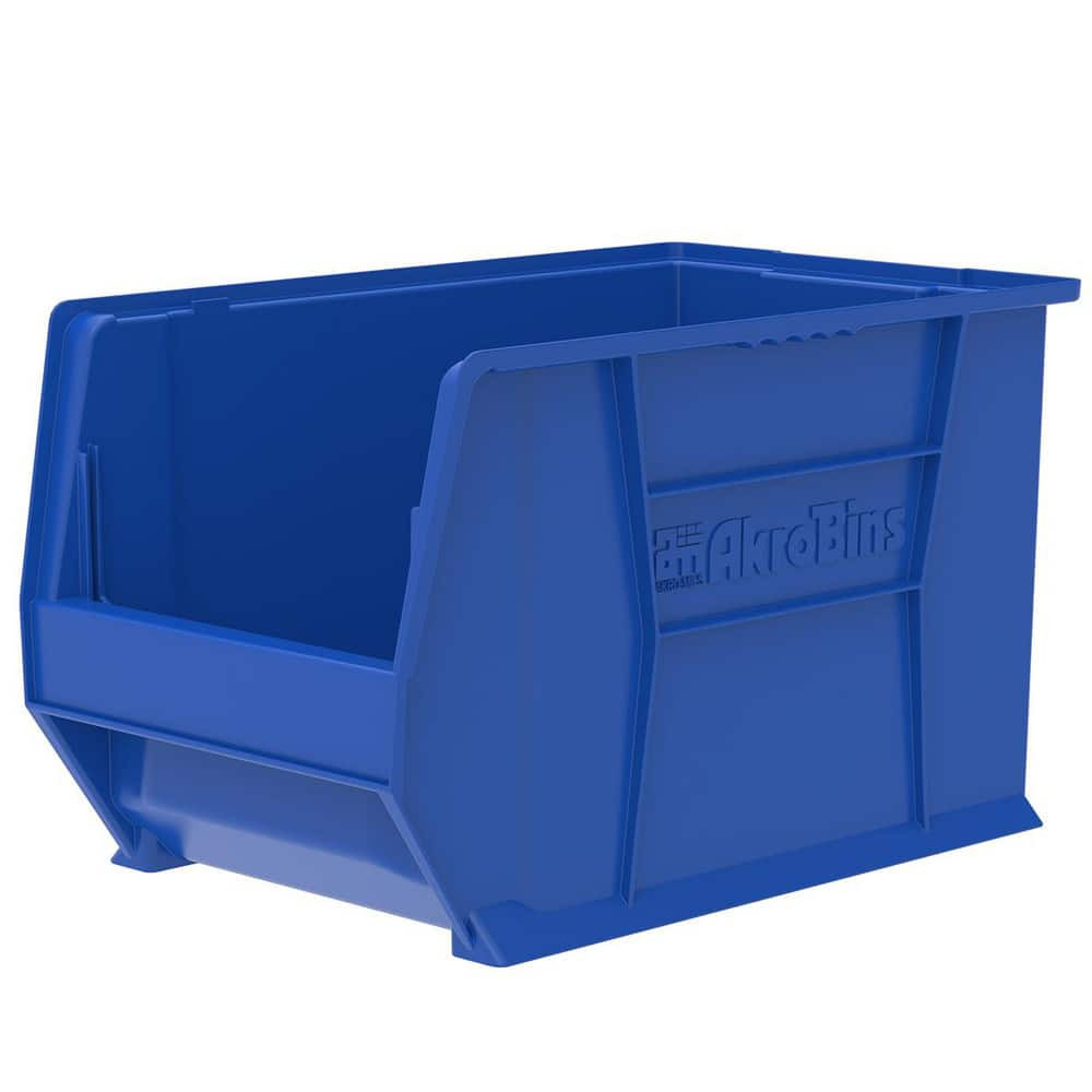 Akro-Mils 30282BLUE Plastic Hopper Stacking Bin: Blue