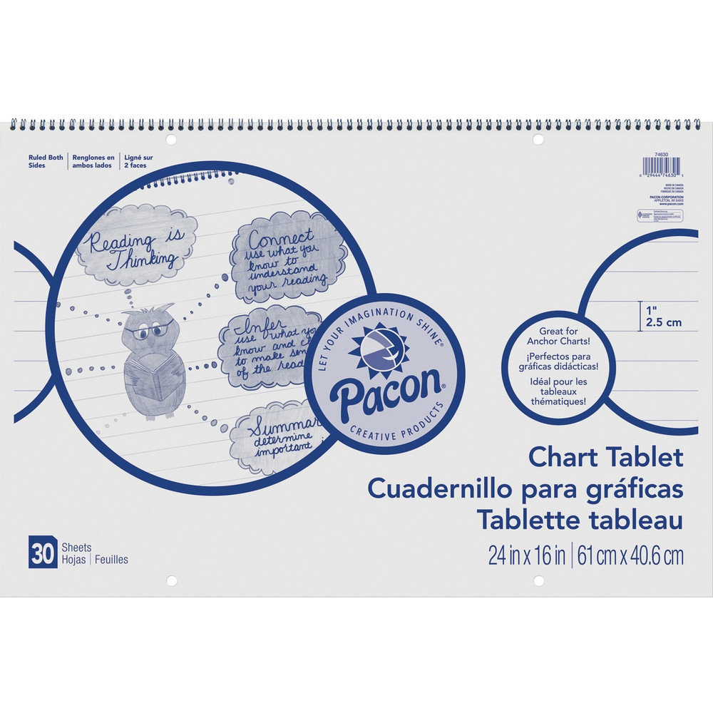 Dixon Ticonderoga Company Dixon 74630 Pacon Ruled Chart Tablet