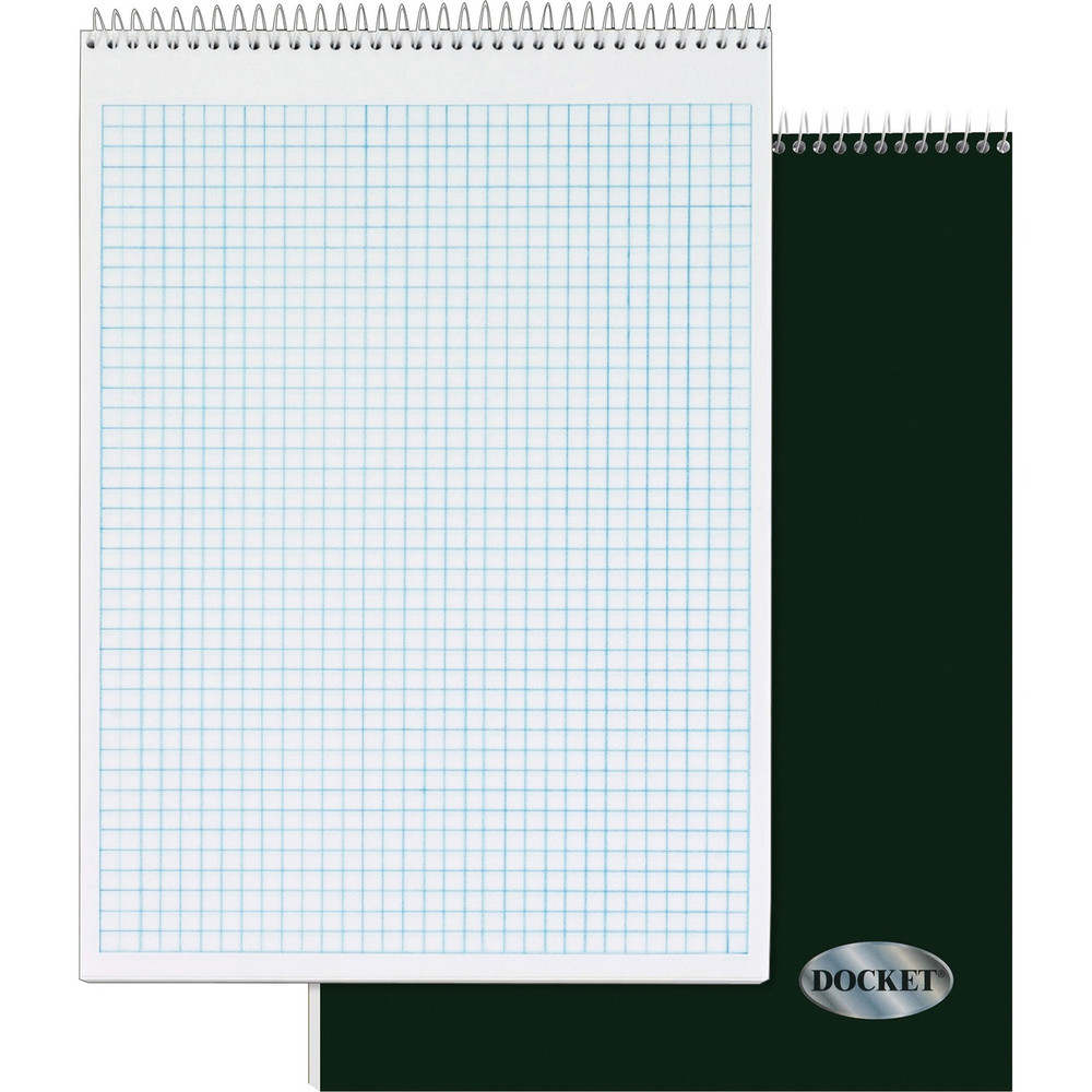 TOPS Products TOPS 63801 TOPS Docket Top Wire Quadrille Pad