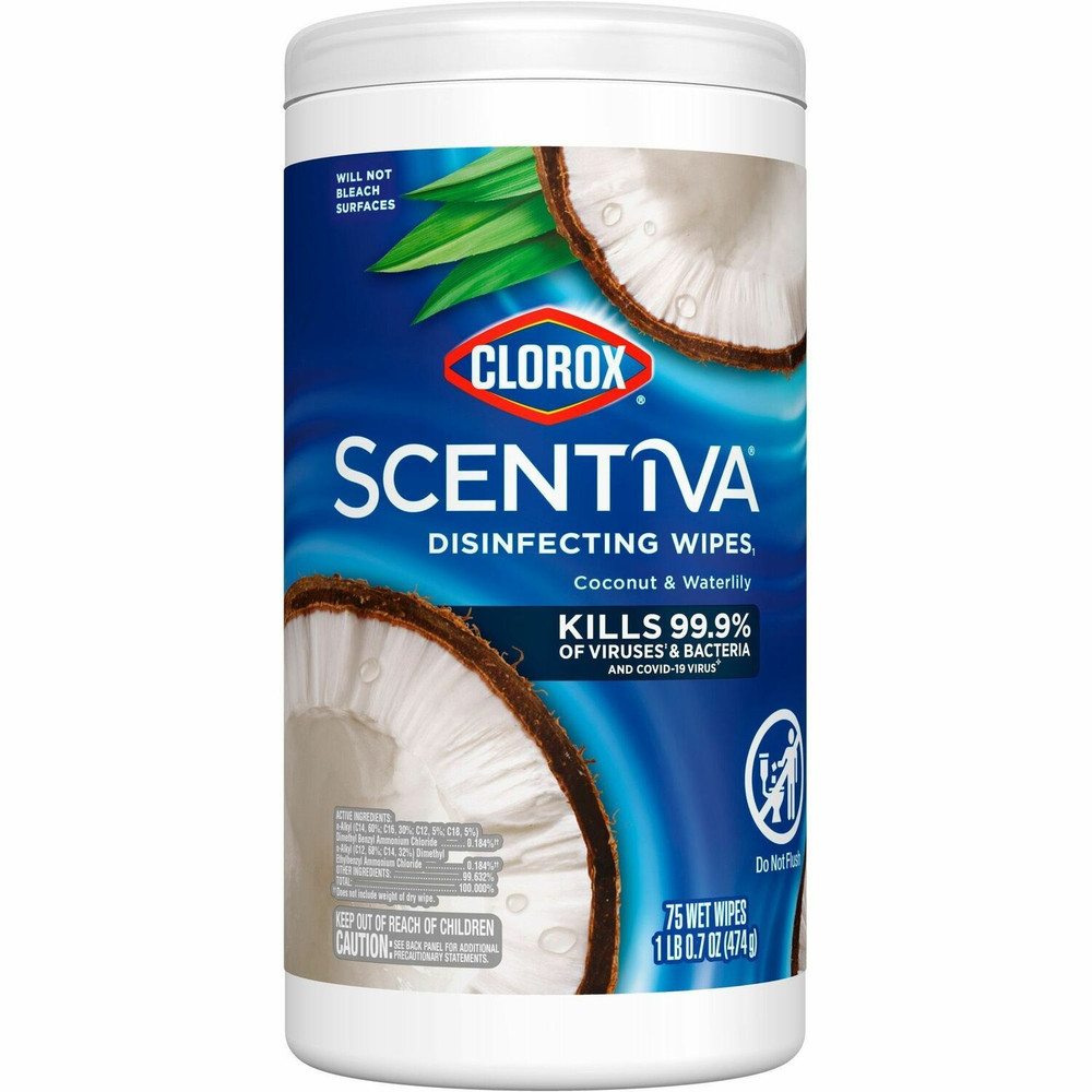 The Clorox Company Clorox 60037 Clorox Scentiva Wipes, Bleach Free Cleaning Wipes