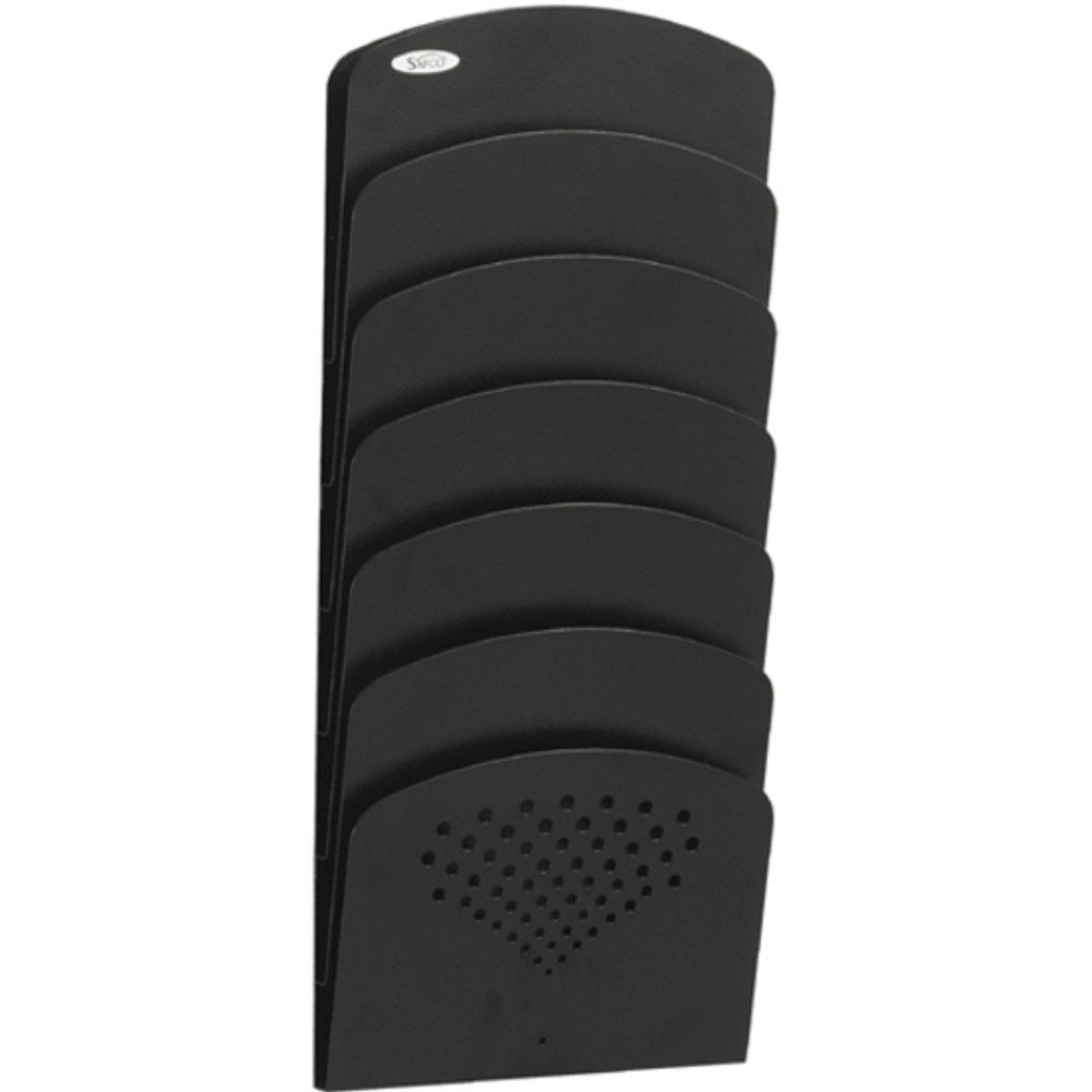 Safco Products Safco 3185BL Safco Seven Pocket Letter/Legal Steel Wall Rack