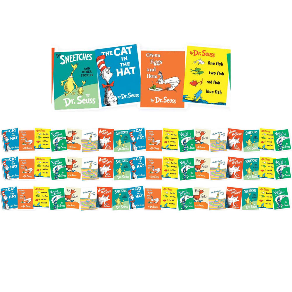EDUCATORS RESOURCE Eureka EU-846311-3  School Extra-Wide Deco Trim, Favorite Books, 37' Per Pack, Set Of 3 Packs