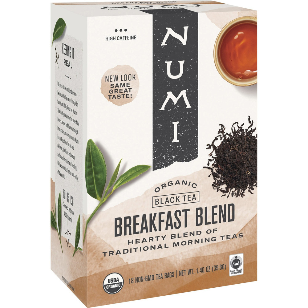 Numi, LLC Numi 10220 Numi Organic Breakfast Blend Black Tea Bag