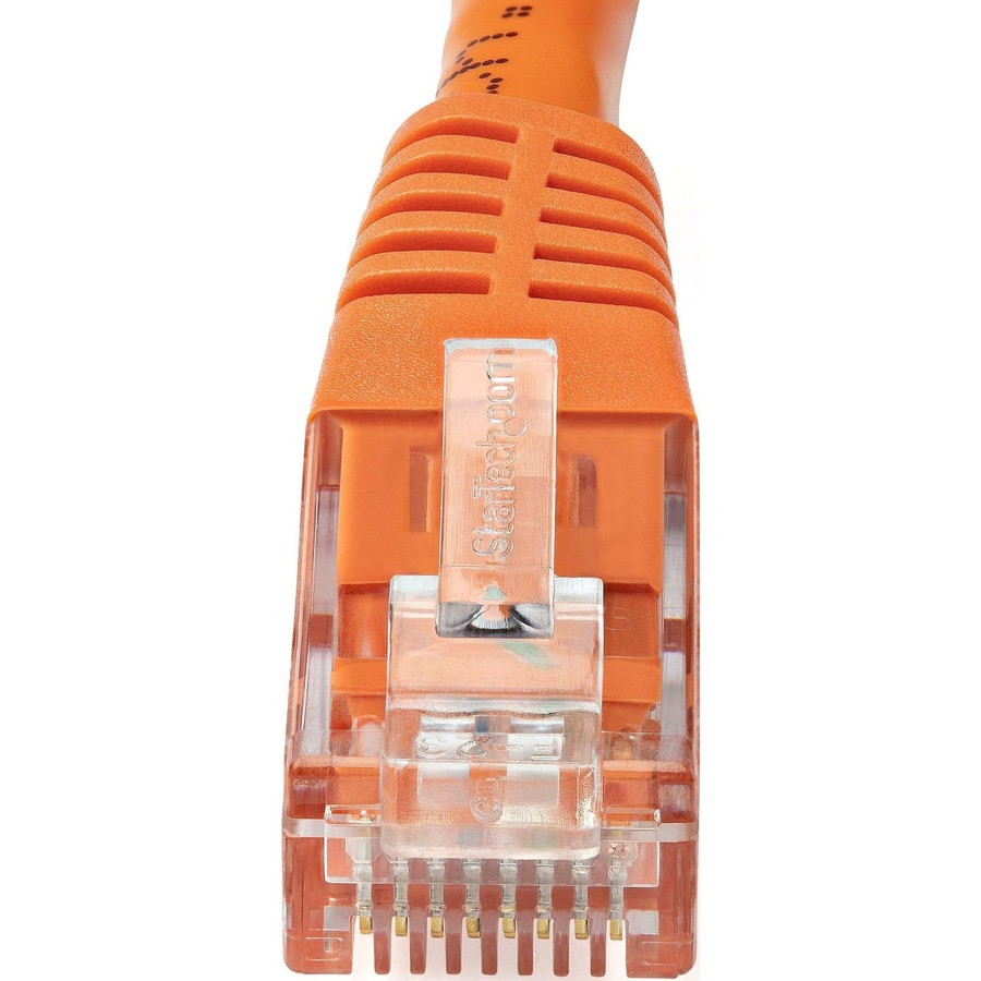StarTech.com C6PATCH50OR StarTech.com 50ft CAT6 Ethernet Cable - Orange Molded Gigabit - 100W PoE UTP 650MHz - Category 6 Patch Cord UL Certified Wiring/TIA