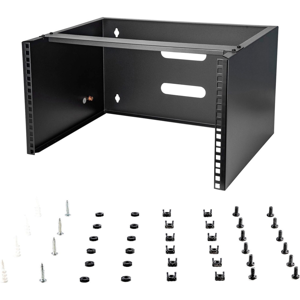 StarTech.com WALLMOUNT6 StarTech.com 6U Wall Mount Rack, 14in Deep, 19 inch Wall Mount Network Rack, Wall Mounting Patch Panel Bracket for Switch/IT Equipment