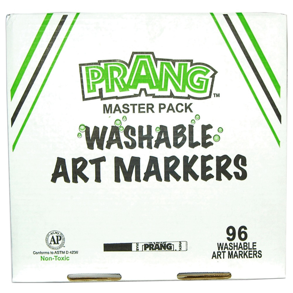 DIXON TICONDEROGA COMPANY Prang 80614  Washable Masterpack Markers, Assorted Colors, Pack Of 96