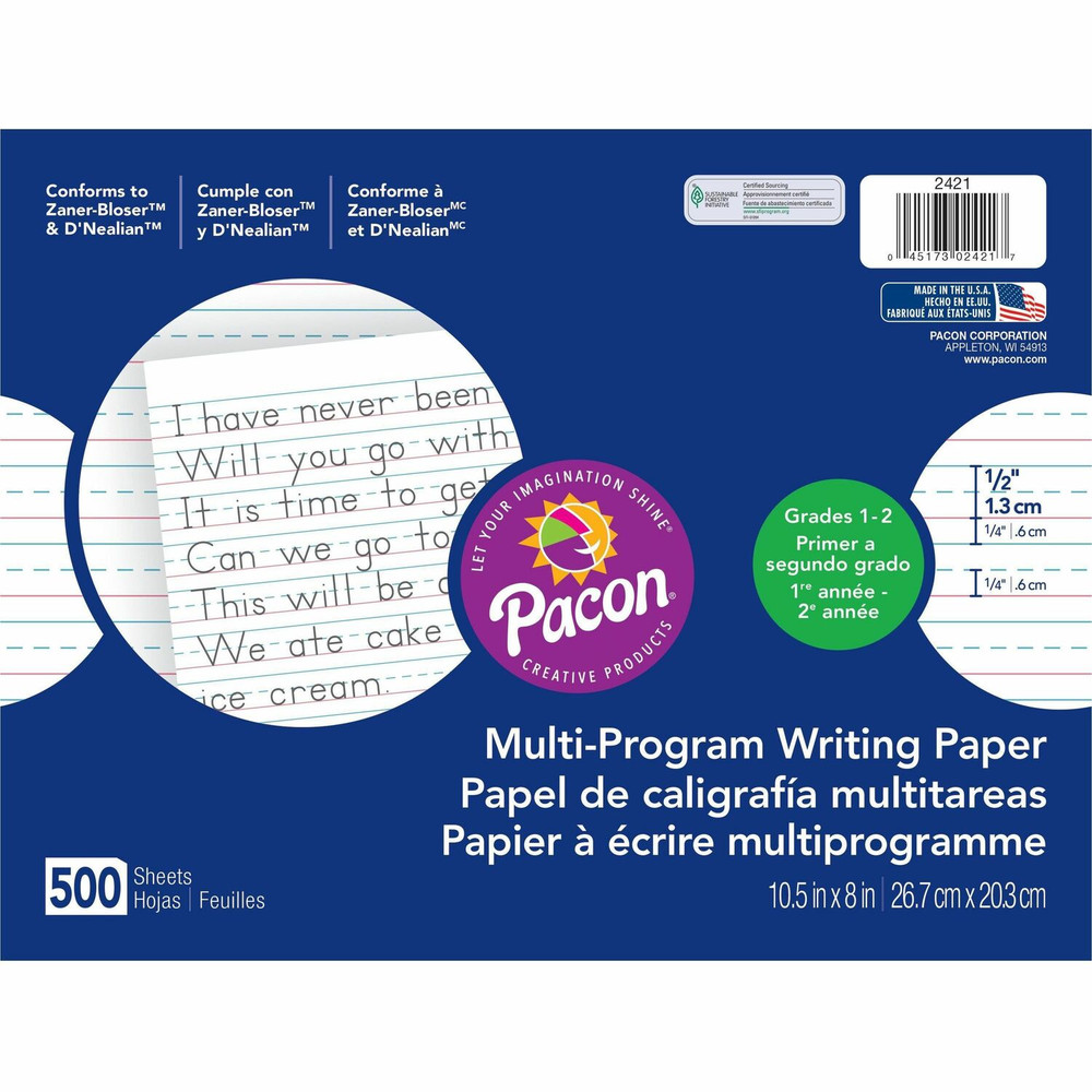 Dixon Ticonderoga Company Dixon 2421 Pacon Multi-Program Handwriting Papers