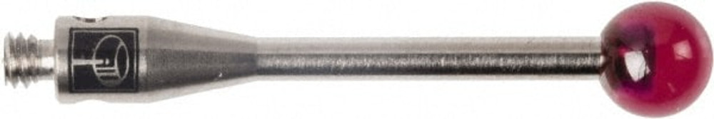 Renishaw A-5000-4161 CMM Ball Stylus: 4 mm Ball Dia, 20 mm OAL, M2