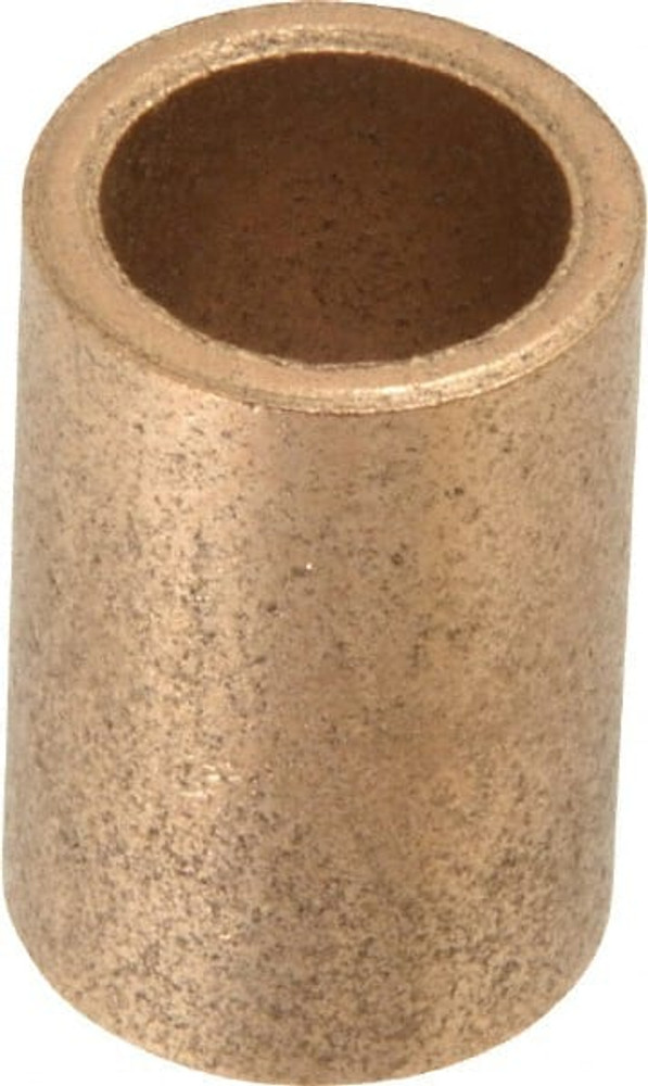 Boston Gear 34640 Sleeve Bearing: 3/8" ID, 1/2" OD, 3/4" OAL, Oil Impregnated Bronze