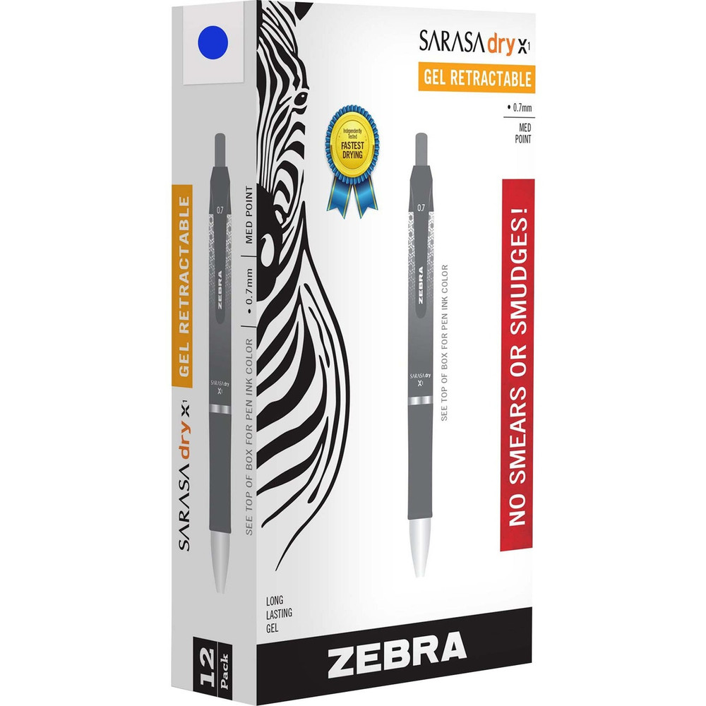 Zebra Pen Corporation Zebra 45620 Zebra SARASA dry X1 Retractable Gel Pen