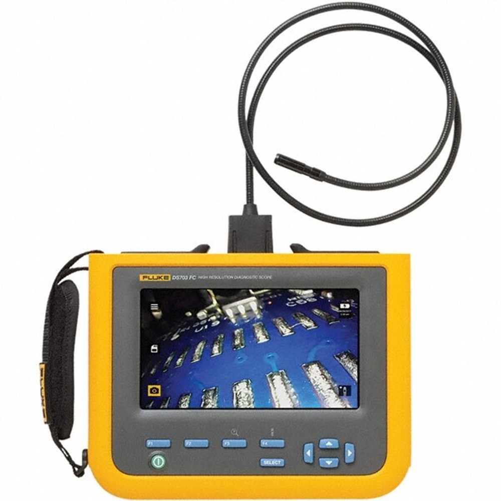 Fluke FLK-DS703 FC Video Borescope: 3.94' Probe, 0.33" Probe Dia, 1,280 x 800 pixels Resolution