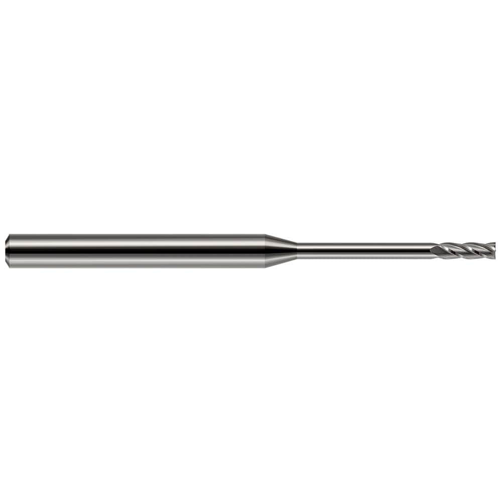 Harvey Tool 992550 Square End Mill: 0.05" Dia, 0.15" LOC, 4 Flutes, Solid Carbide