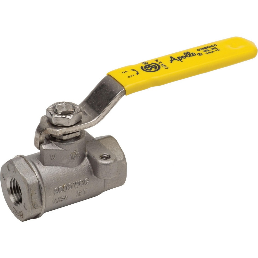 Apollo. 7610427A Manual Ball Valve: 3/4" Pipe, Standard Port, Stainless Steel