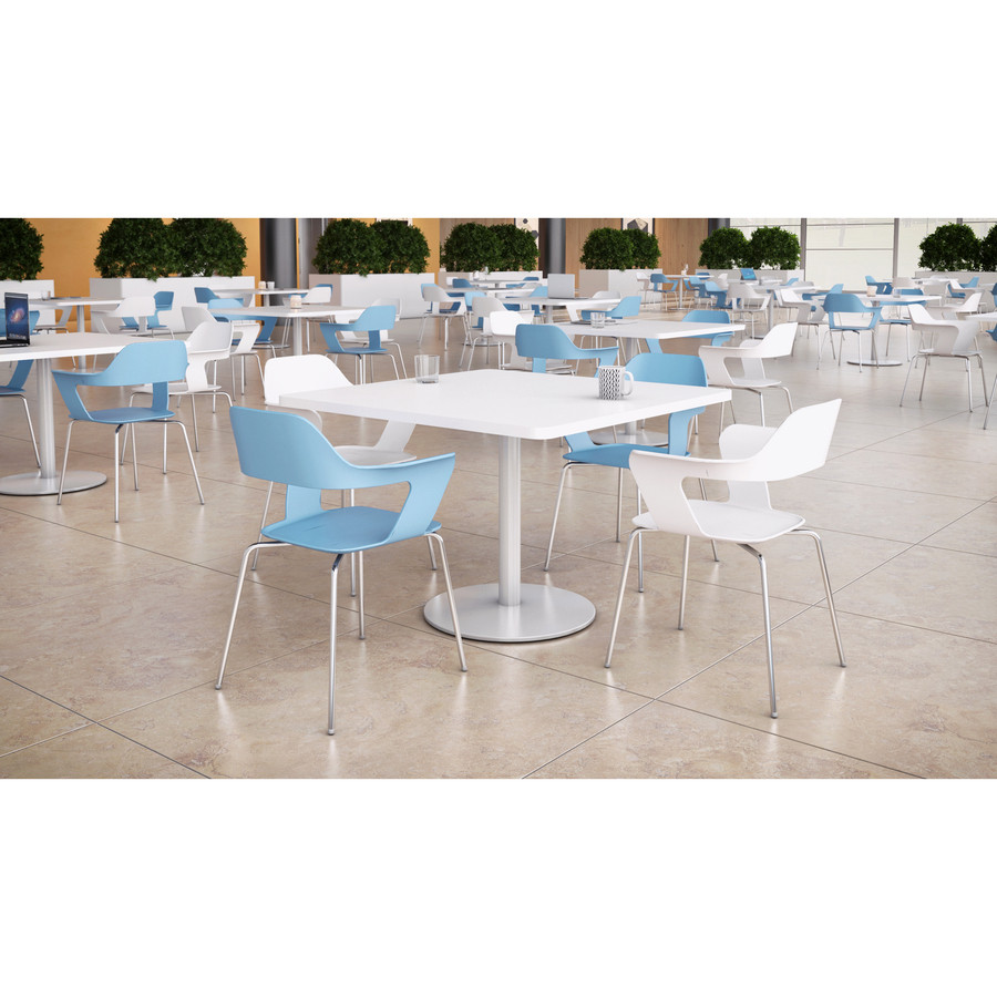 KFI Seating KFI 2500CHRED KFI Julep Poly Chair-Red