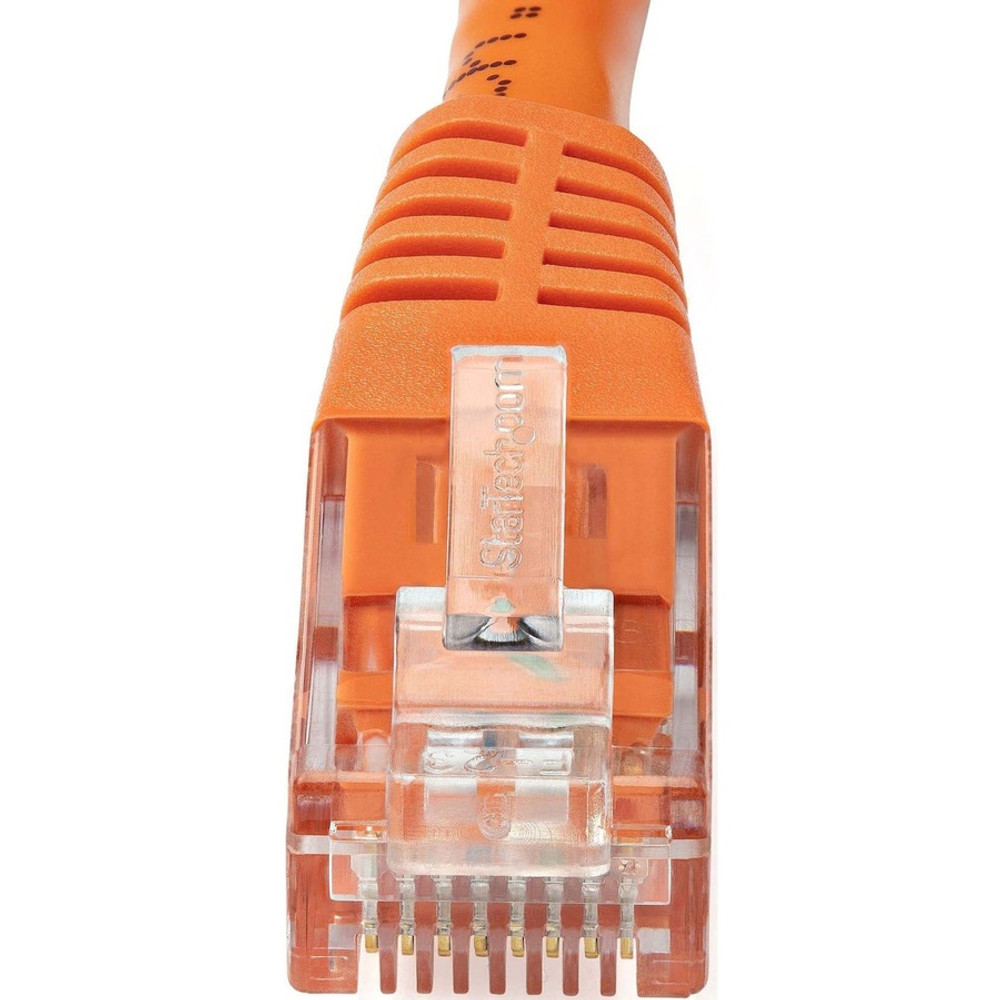 StarTech.com C6PATCH35OR StarTech.com 35ft CAT6 Ethernet Cable - Orange Molded Gigabit - 100W PoE UTP 650MHz - Category 6 Patch Cord UL Certified Wiring/TIA