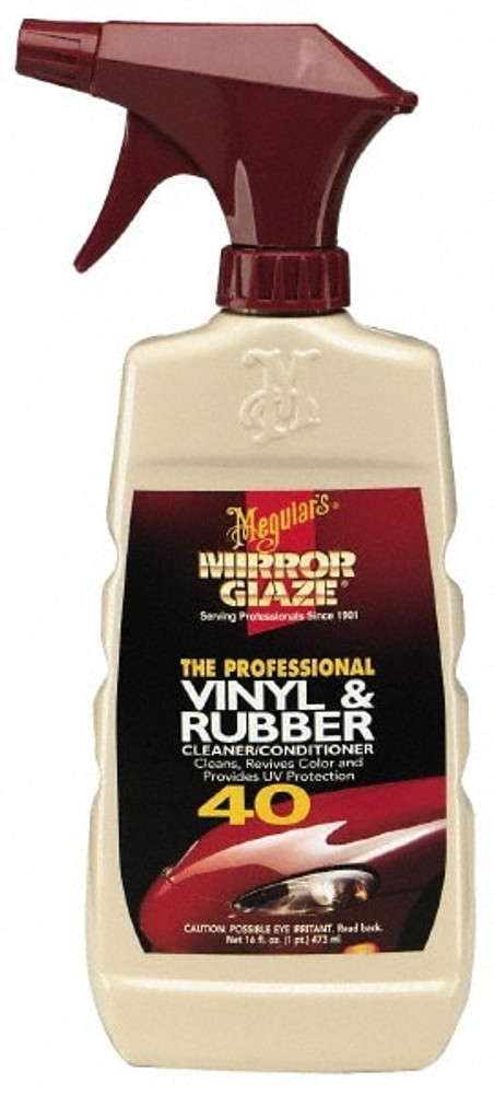 Mirror Glaze MEGUM4016 Automotive Cleaners, Polish, Wax & Compounds; Cleaner Type: Vinyl/Rubber Cleaner ; Container Size: 16