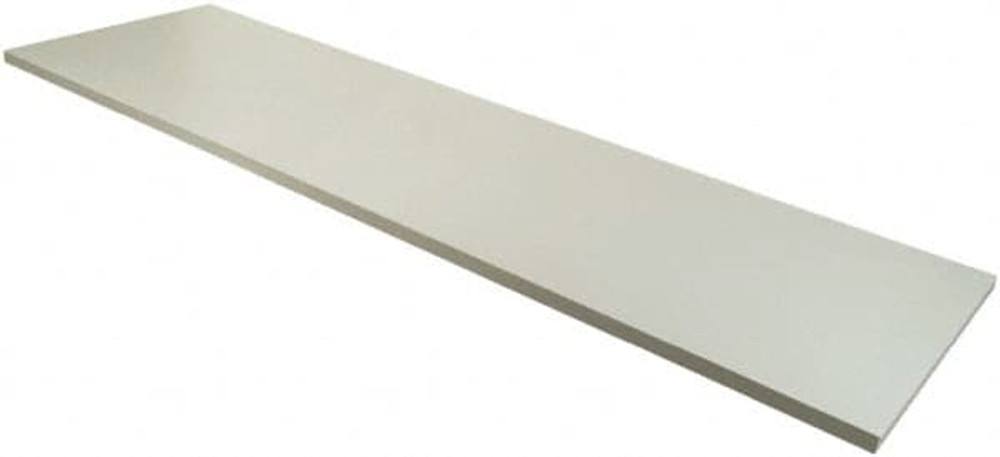 ECONOCO PW/1448WH Flat Shelf: Use With Slatwall & Gridwall or Slotted Standard Brackets