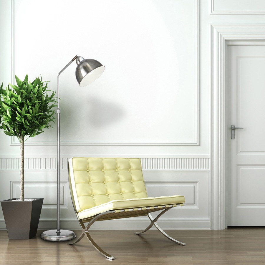 OttLite Technology OttLite L1604NK9SHPR OttLite Covington LED Floor Lamp