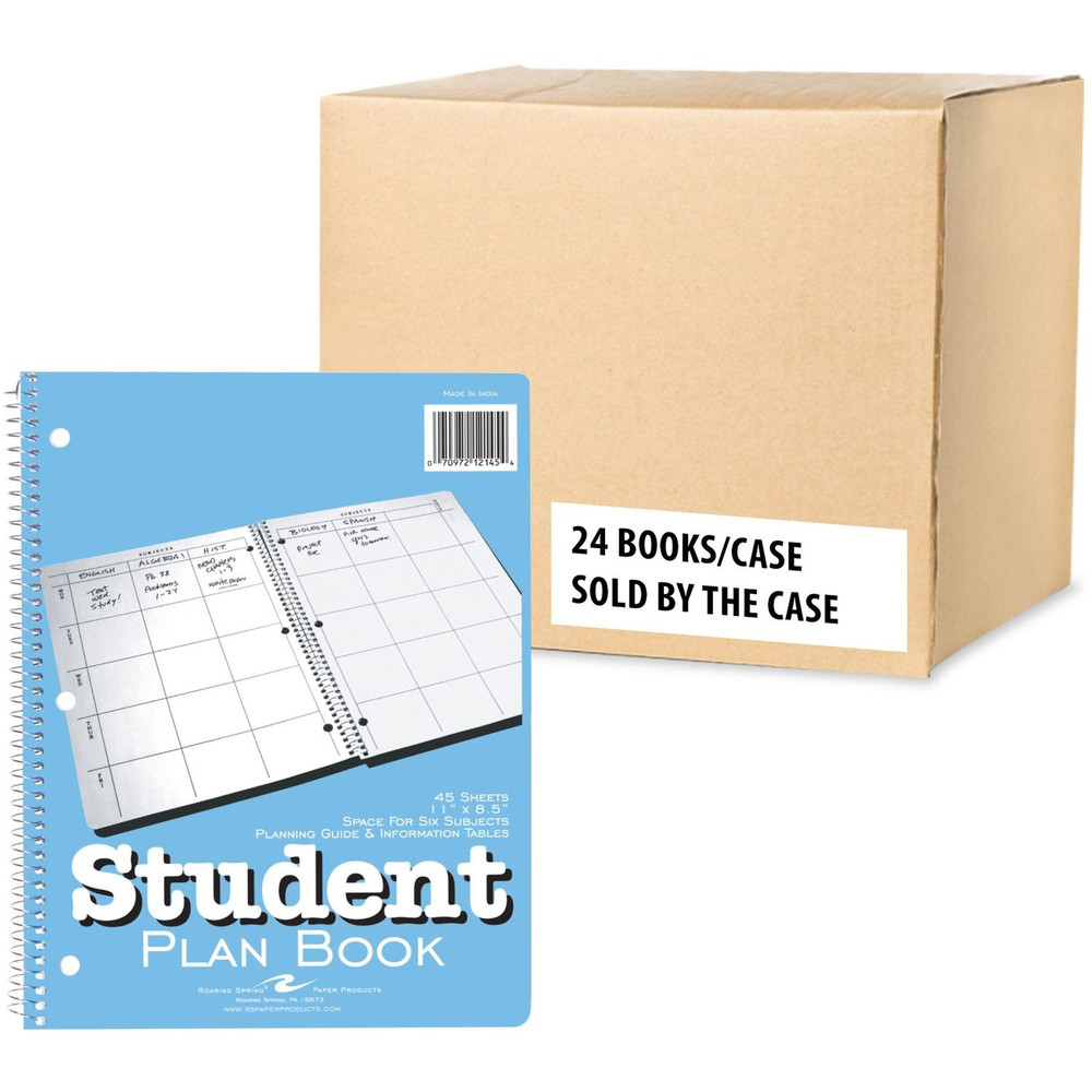 Roaring Spring Paper Products Roaring Spring 12145cs Roaring Spring Student Plan Book
