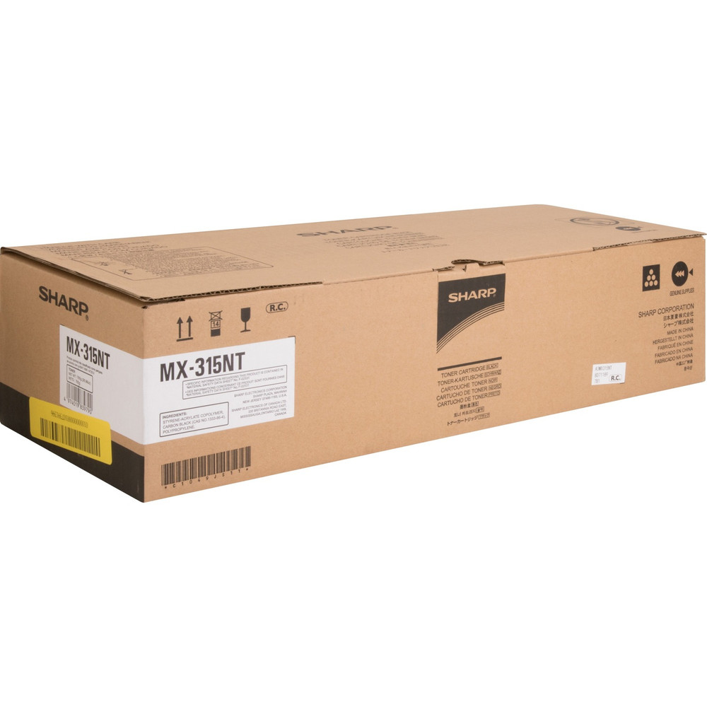 Sharp Electronics Sharp MX315NT Sharp Original Laser Toner Cartridge - Black - 1 Each