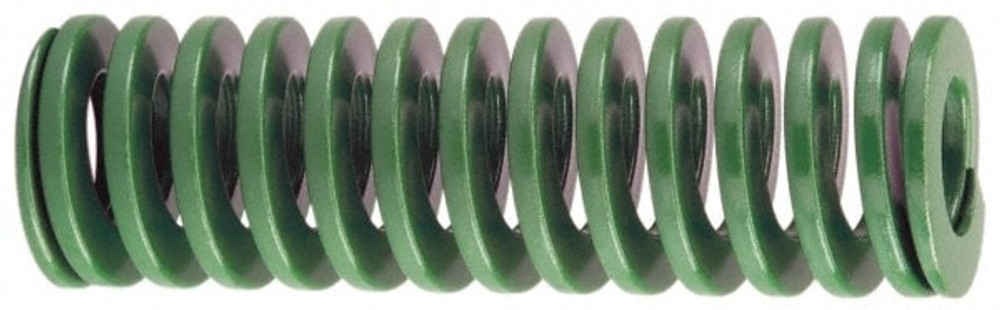 Dayton Lamina 9-3220-11 Die Spring: 2" Hole Dia, 1" Rod Dia, 5" Free Length, Green