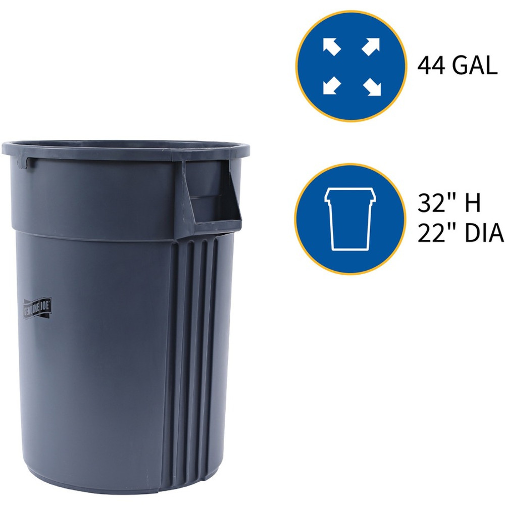 Genuine Joe 11581CT Genuine Joe 44-gallon Heavy-duty Trash Container